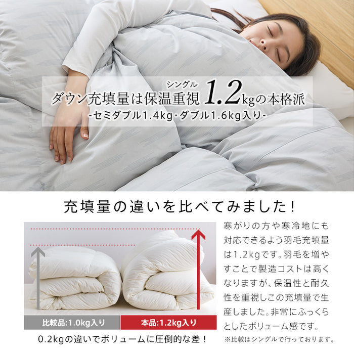 洗える 羽毛布団 ホワイトダウン93％ 400dp 羽毛掛け布団 ニオイが少ない ホワイトダックダウン 羽毛ふとん 日本製 立体キルト 洗浄度3倍 コインランドリー