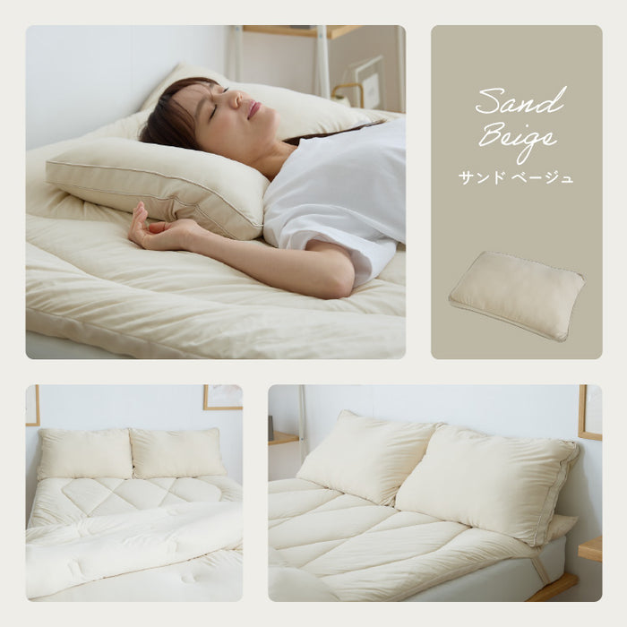 雲のような寝心地 まくら 洗える 軽い ふわふわ マシュマロ ニット生地 快眠 おしゃれ かわいい あったか 清潔 丸洗い可能 柔らかい 軽量 肌に優しい 枕