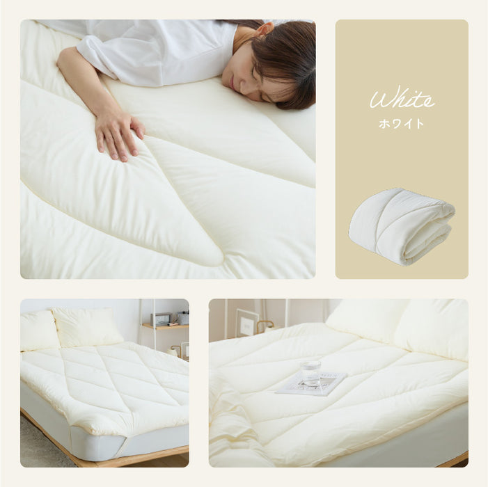 雲のような寝心地 敷きパッド シングル セミダブル ダブル 洗える 軽い ふわふわ マシュマロ ニット生地 雲ケット 快眠 おしゃれ かわいい あったか 清潔 丸洗い可能 柔らかい 軽量 肌に優しい 敷パット