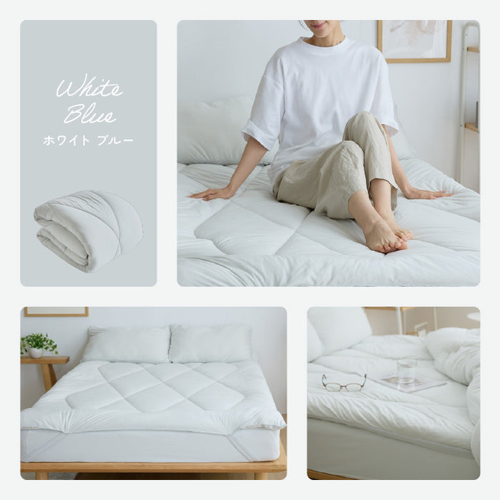 雲のような寝心地 敷きパッド シングル セミダブル ダブル 洗える 軽い ふわふわ マシュマロ ニット生地 雲ケット 快眠 おしゃれ かわいい あったか 清潔 丸洗い可能 柔らかい 軽量 肌に優しい 敷パット