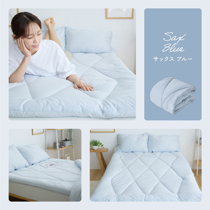 雲のような寝心地 敷きパッド シングル セミダブル ダブル 洗える 軽い ふわふわ マシュマロ ニット生地 雲ケット 快眠 おしゃれ かわいい あったか 清潔 丸洗い可能 柔らかい 軽量 肌に優しい 敷パット