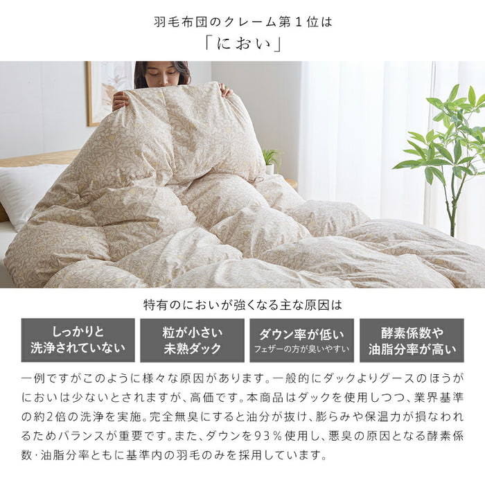 羽毛合掛け布団 ホワイトダウン93％ 5年保証 羽毛 合掛け布団 シングル セミダブル ダブル 400dp マンションタイプ 羽毛布団 合い掛け 羽毛合い 日本製 立体キルト
