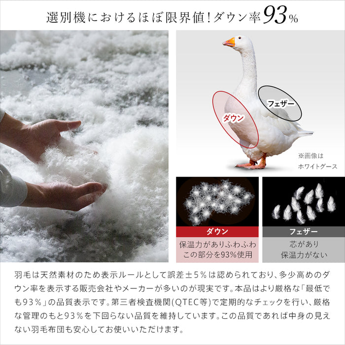 ダウン93% 羽毛肌掛け布団 DP400 ダウンケット 洗える ウォッシャブル ダウン93% 羽毛肌掛け布団 DP400 ダウンケット 洗える ウォッシャブル