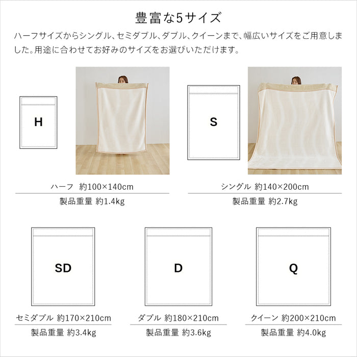 西川 毛布 2枚合わせ毛布 ハイボリューム 極厚 厚手 マイヤー合わせ毛布 ハーフ シングル セミダブル ダブル クイーン あったか 暖かい オーロラ 衿付き ブランケット 2枚合せ 京都西川