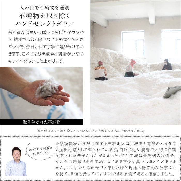 2枚合わせ羽毛布団 マザーグース 羽毛 洗える 羽毛布団 デュエット マザーホワイトグースダウン93％ 420dp グース オールシーズン 合い掛け 肌掛け ダウンケット 日本製 2枚合せ