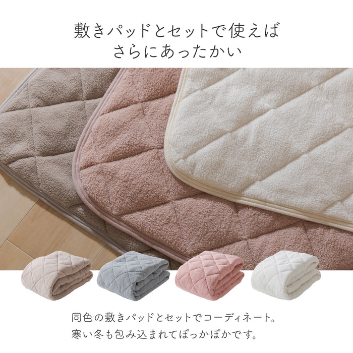 シープボア 毛布ふとん  掛け布団 シングル セミダブル ダブル フランネル シープ調 中空わた 丸洗いOK ふんわり なめらか 春用 秋用 冬用 3層構造 掛けふとん 掛布団