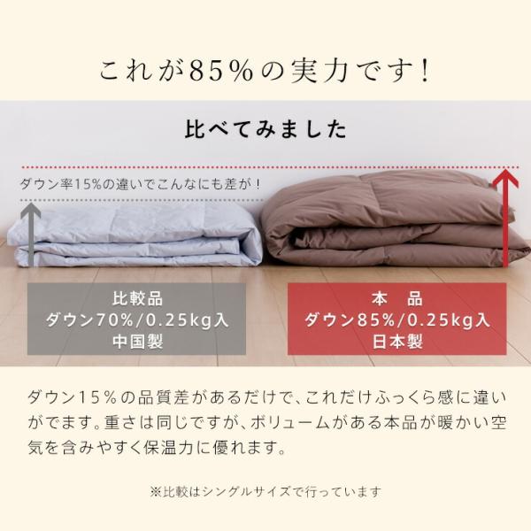 日本製【シビラ】カラダス　夏用羽毛布団　シングル　ダウン85％0.4kg　Y