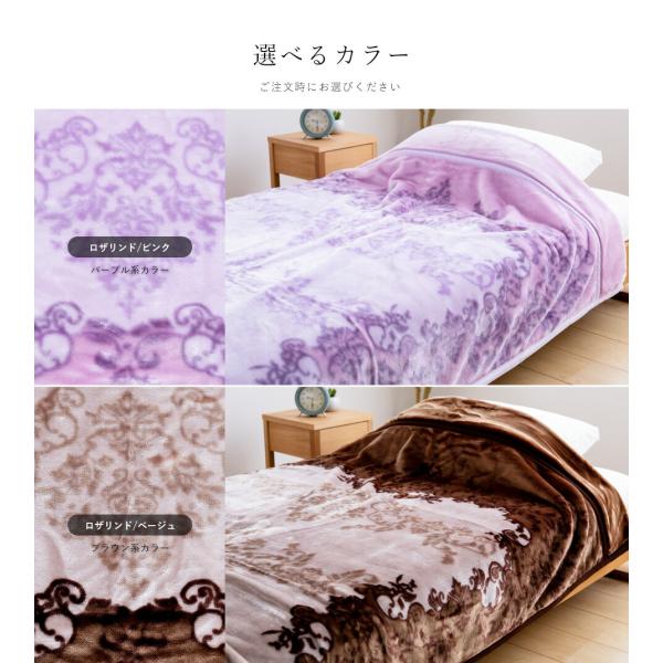西川 毛布 ダブル 2枚合わせ毛布 軽量2.4kgタイプ マイヤー合わせ毛布